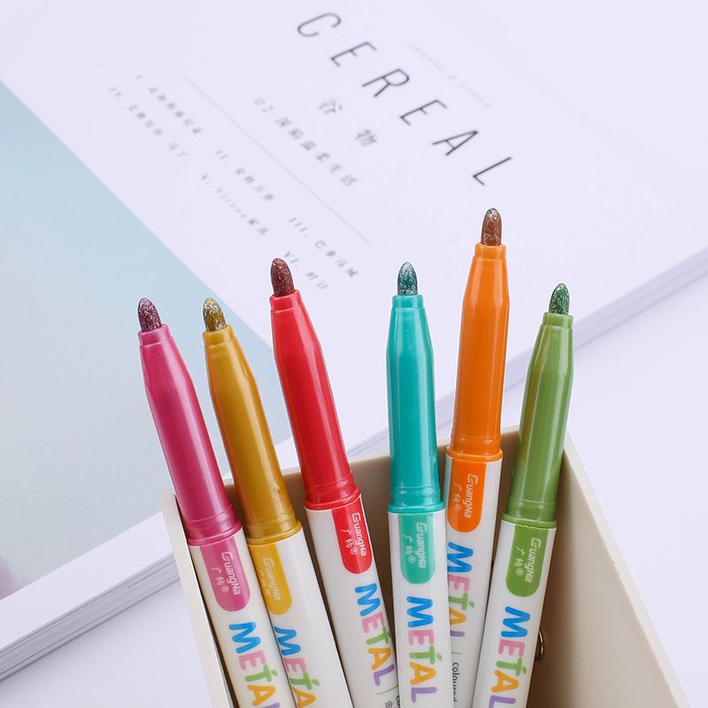 Brand direct sales: 580 12-color signature pens, greeting cards, DIY photo albums, black marker pens, and craft pens wholesale details Picture