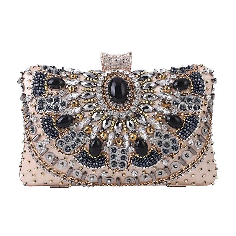 Hand Beaded Cheongsam Clutch Bag Dinner Evening Dress Bag Wedding Wedding Bridal Bag full figure