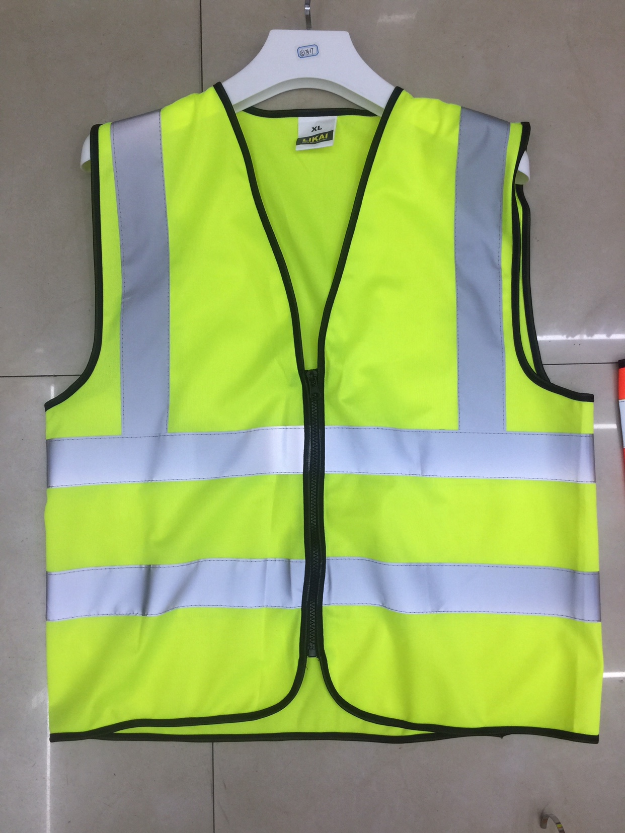 反光背心施工程荧光马交通路政安全衣服可印字，017针织面料5色混装详情图6