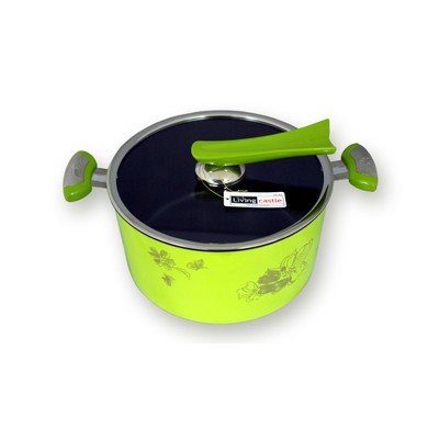 厨房密码 韩国原装进口 绿色安心功能双柄炖锅28cm详情1