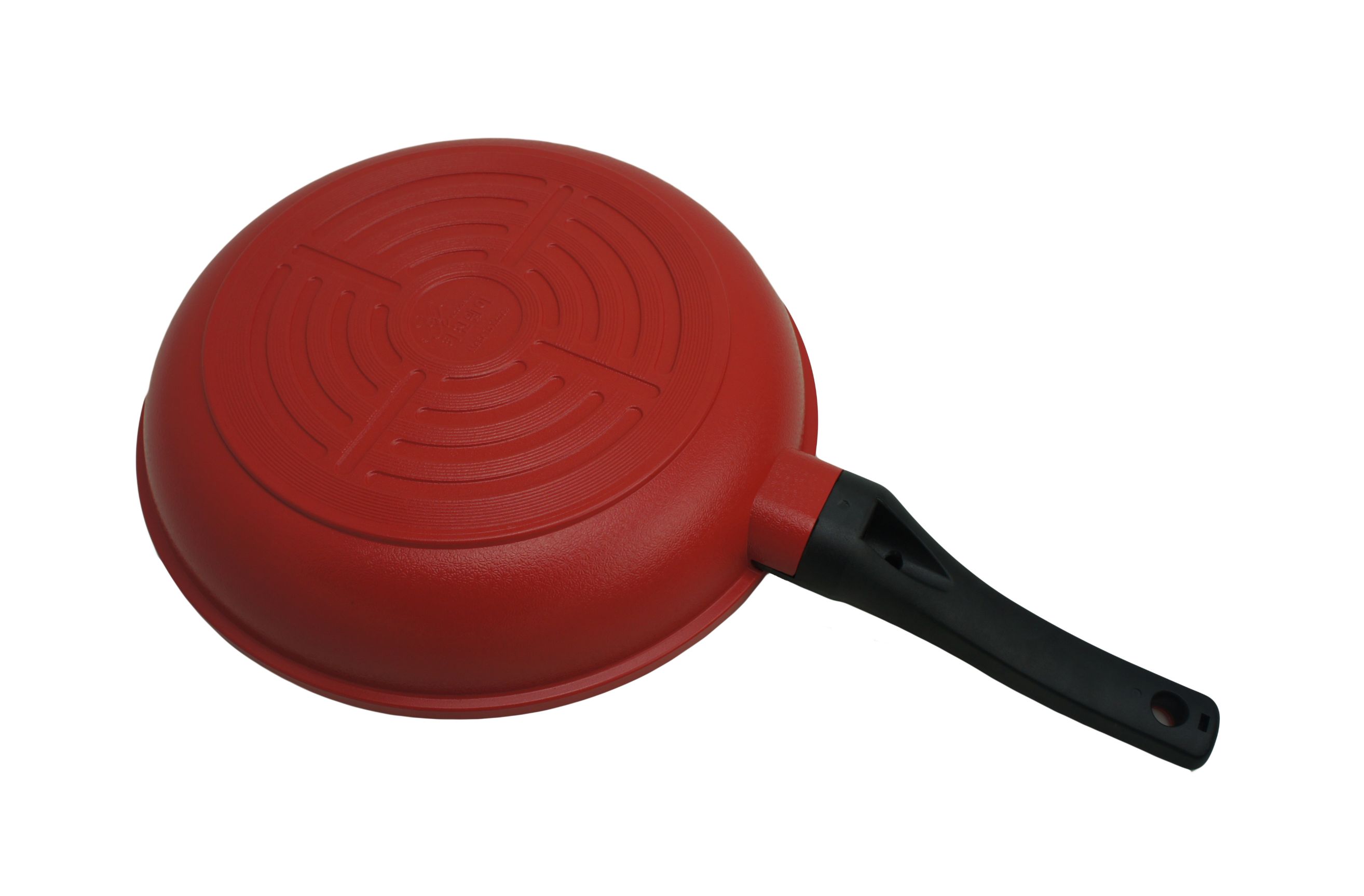 Kitchen Code: Korean Imported Kitchenware 3D Universal Red Diamond Frying Pan 30cm (Lid not included) details Picture