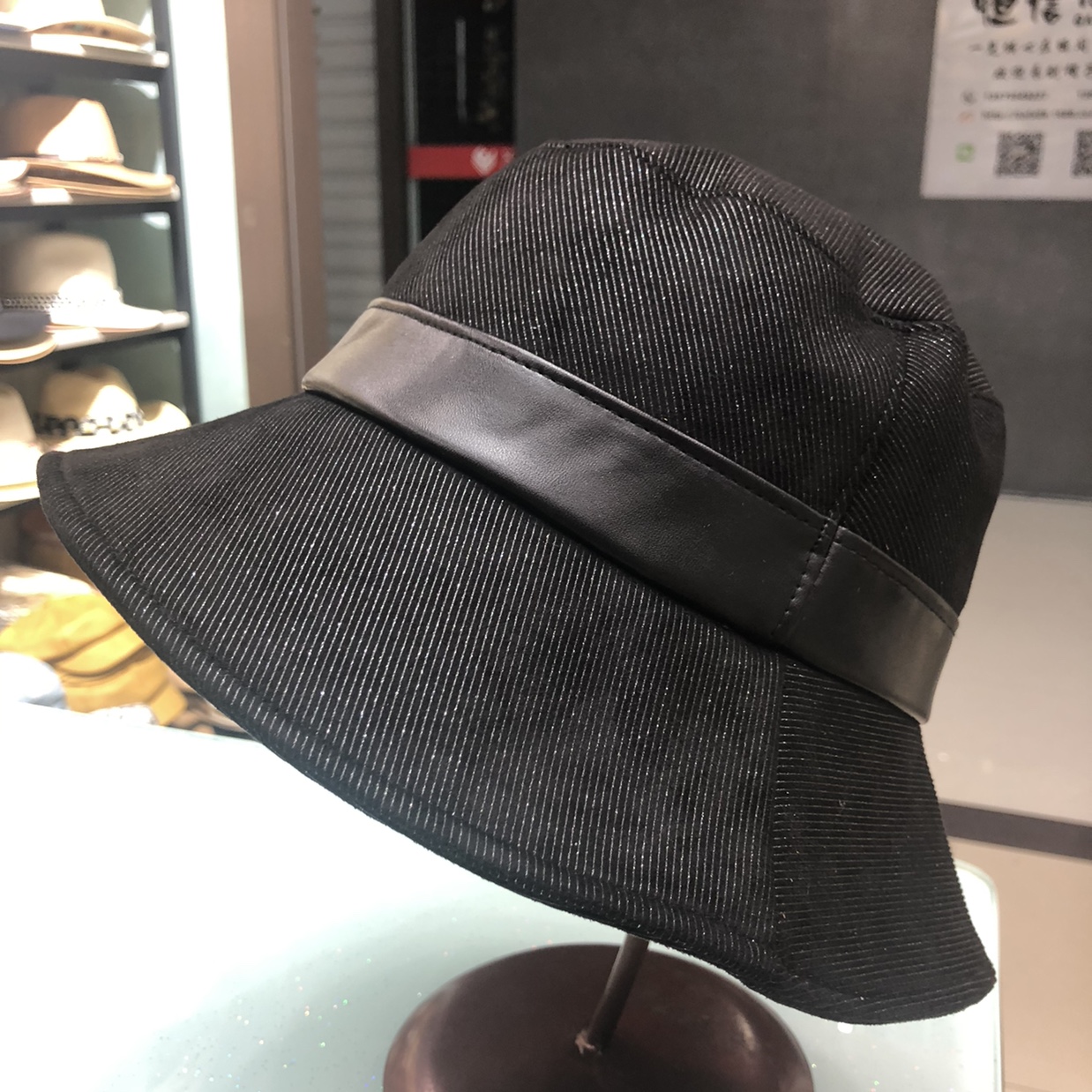 Plain Face Cover Suede Fisherman Hat Female Autumn And Winter Show Face Small Solid Color Bucket Basin Hat Male Trend undefined