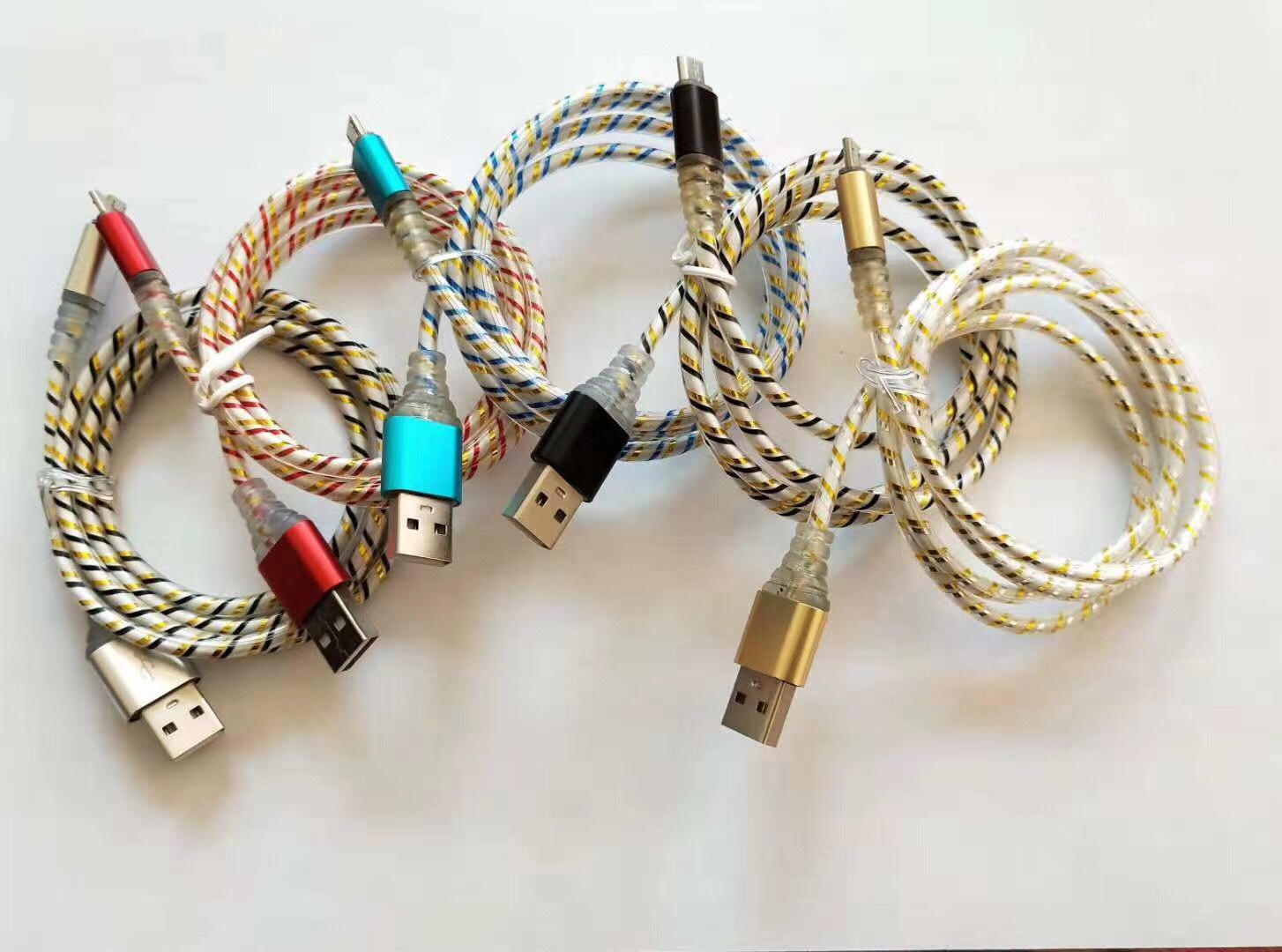 V8发光数据线 手机数据线 充电线详情图2