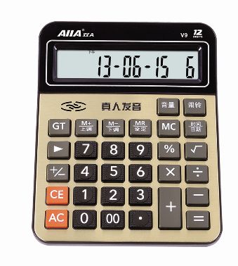 Double A/AIIA/V-9 calculator Special calculator for financial accounting