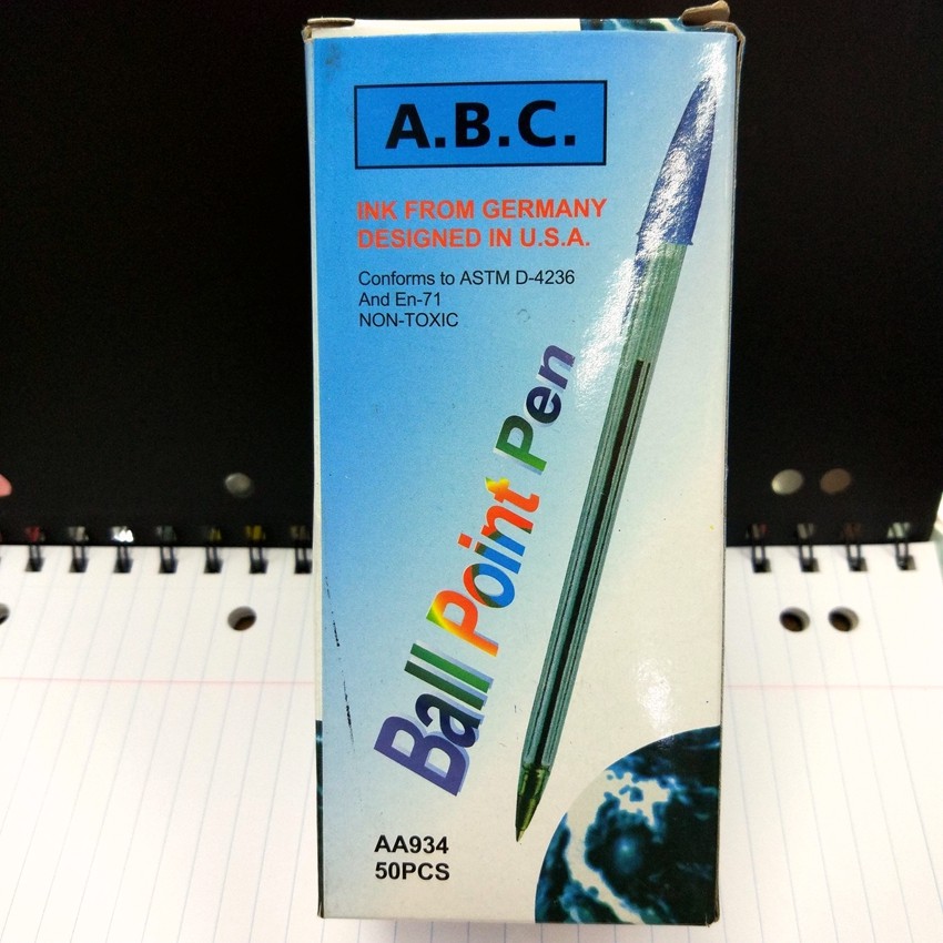 Vp934 Simple Plastic Ballpoint Pen 1.0 Copper Tip Smooth Hexagonal Ballpoint Pen 0.7 Minimalist Style full figure
