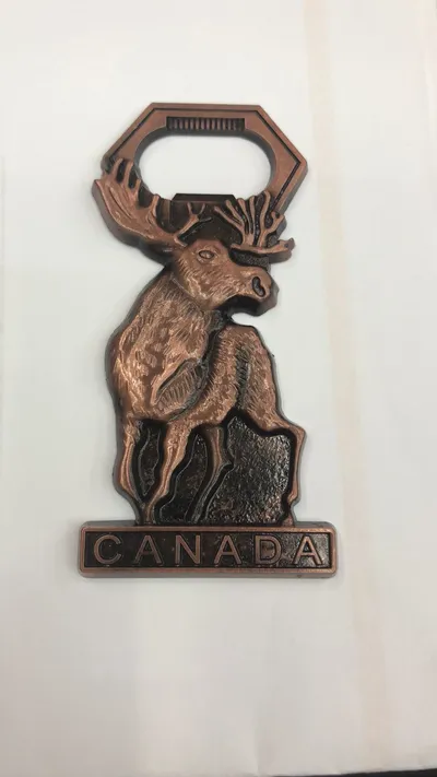 Canadian Souvenir Metal Key Chain Metal Refrigerator Sticker Canadian Key Chain
