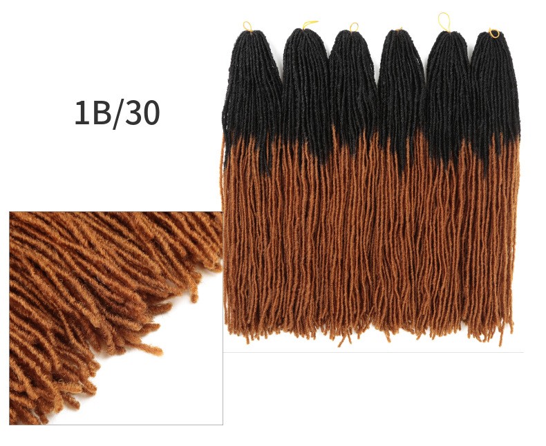 2020 New African solid braid space curly dreadlock wig detail image 4