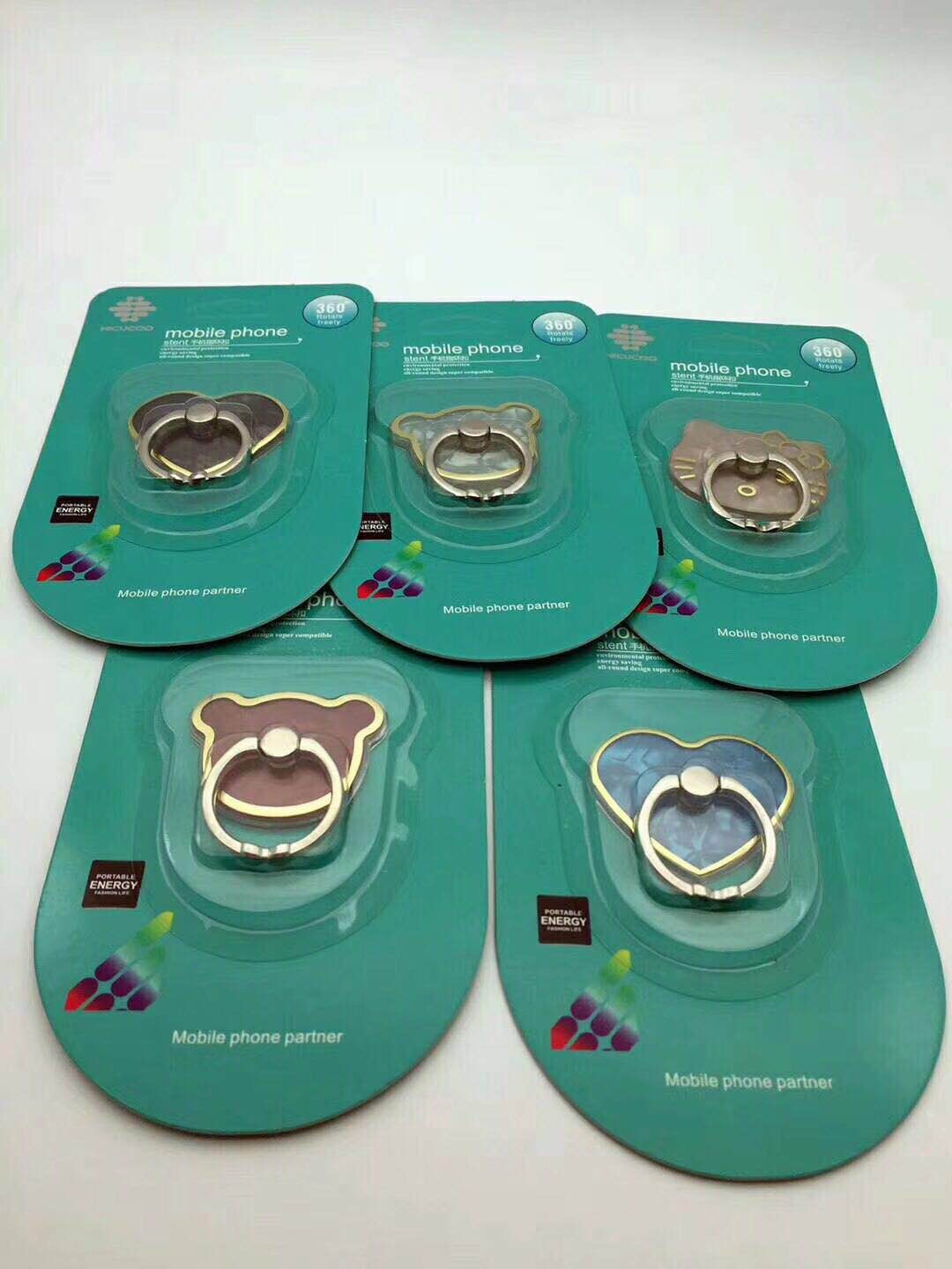 Teléfono móvil ring holder heart ring puede ser personalizado undefined
