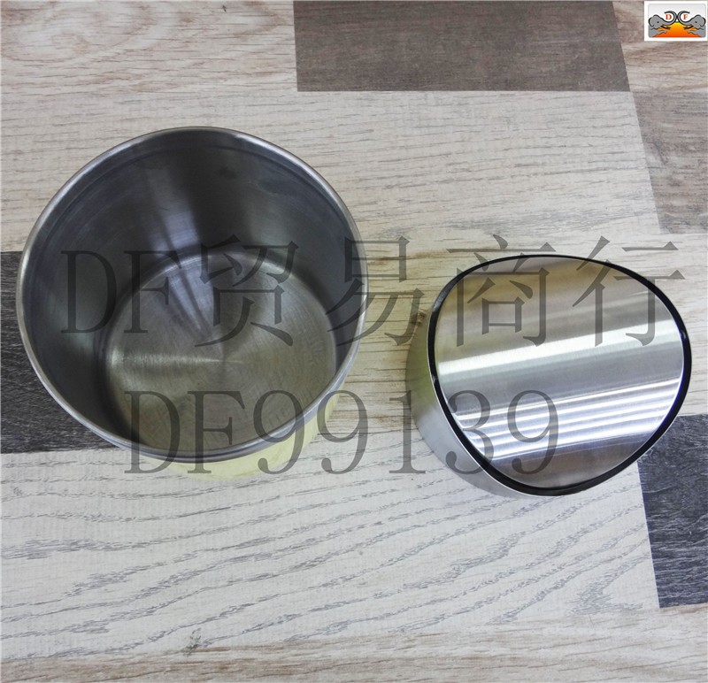 DF99139    彩色垃圾桶不锈钢桌面垃圾桶创意办公书桌收纳桶迷你翻盖家     DF  TRADING HOUSE详情图3