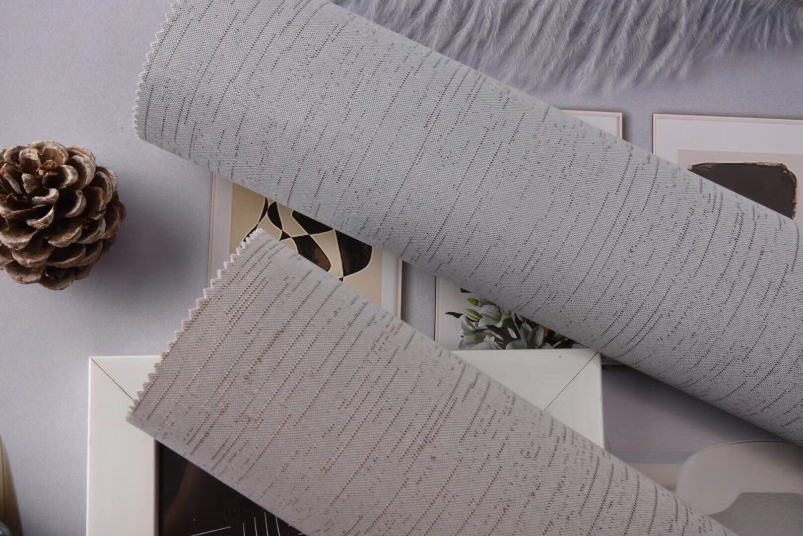 New wall fabric for living room background and bed background undefined