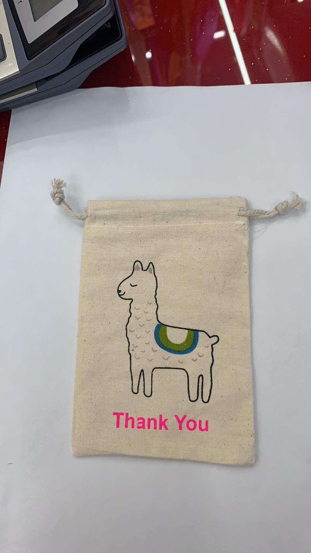 Drawstring bag, cotton bag, jewelry packaging bag detail image 2