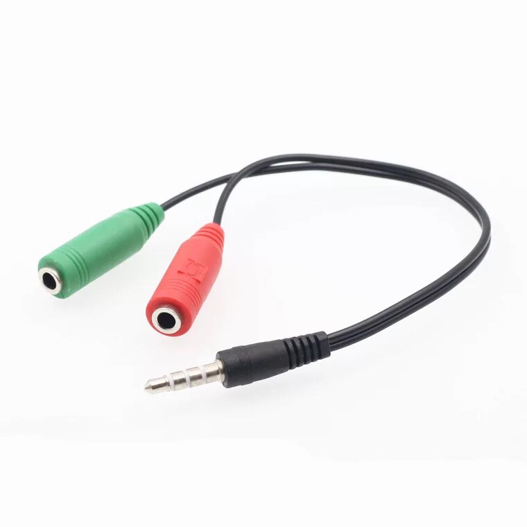 One-to-two audio cable splitter Item Picture