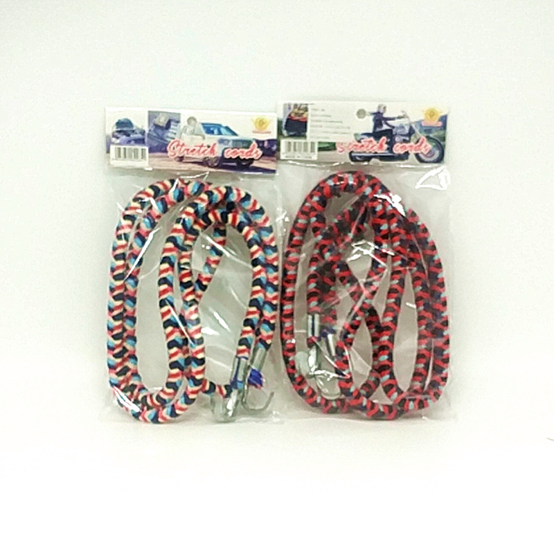 Bag 1.5m binding rope Elastic binding rope Elastic rope with hook Bicycle Electric bike binding rope
