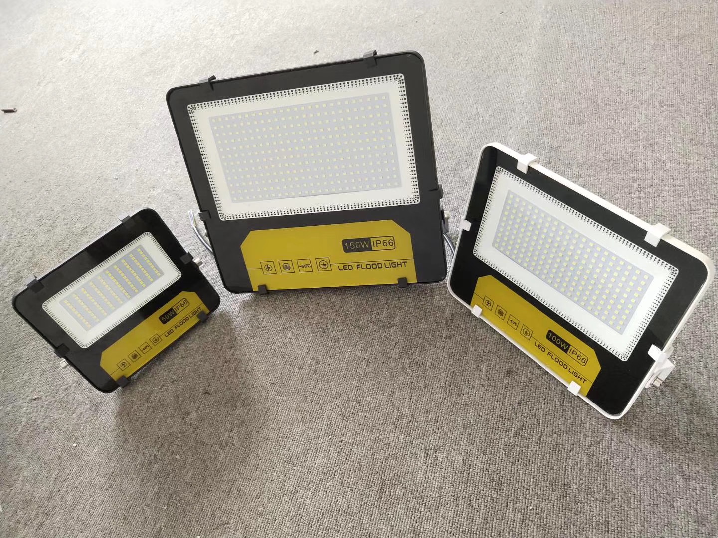 30W, 50W, 100W, 150W, 200W LED floodlights, item number -19545 Specification image
