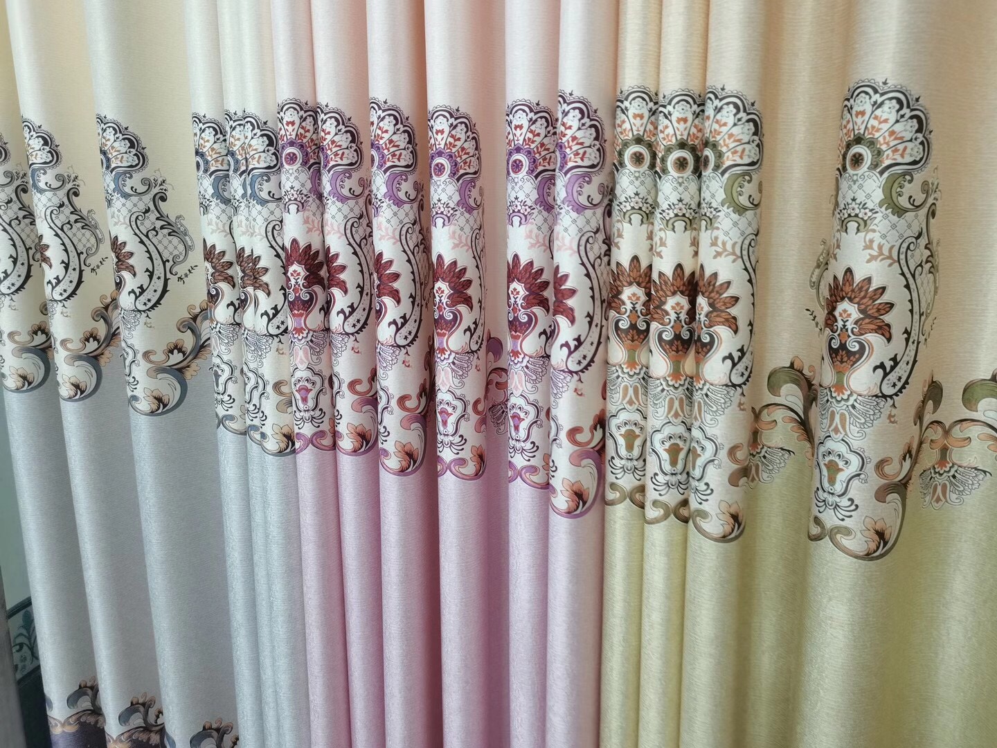 2021 New Jacquard Cloth Exported To The Middle East And Africa Foreign Trade Curtain, Not Retail Only Wholesale Custom Specification drawing