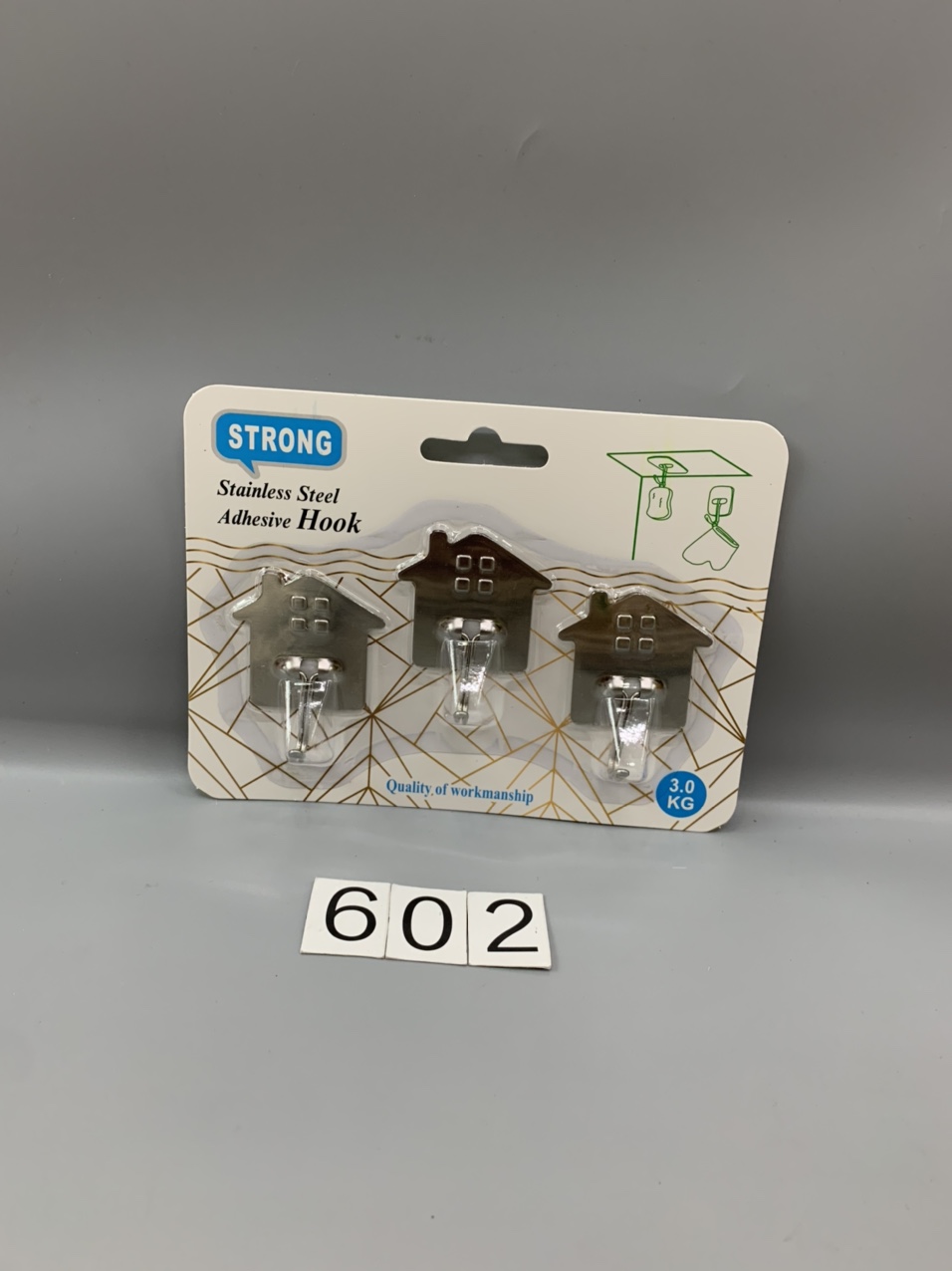 AH602 stainless steel 201+669 stainless steel hook + strong viscose