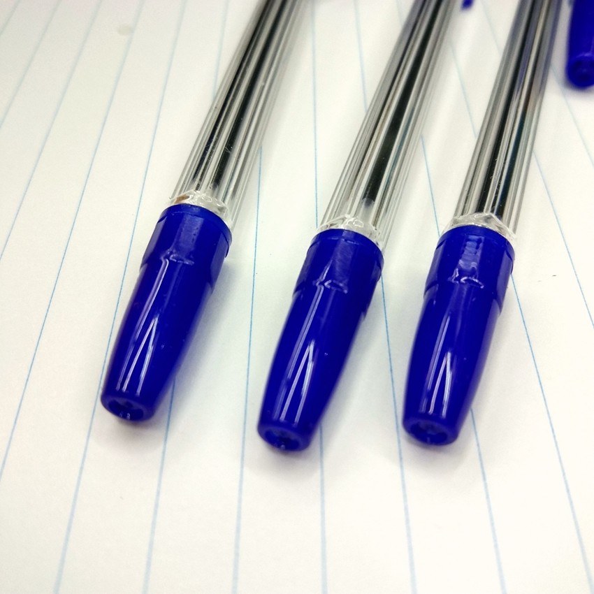 Vp583 Simple Plastic Ballpoint Pen 1.0 Copper Tip Smooth Hexagonal Ballpoint Pen Minimalist Style undefined