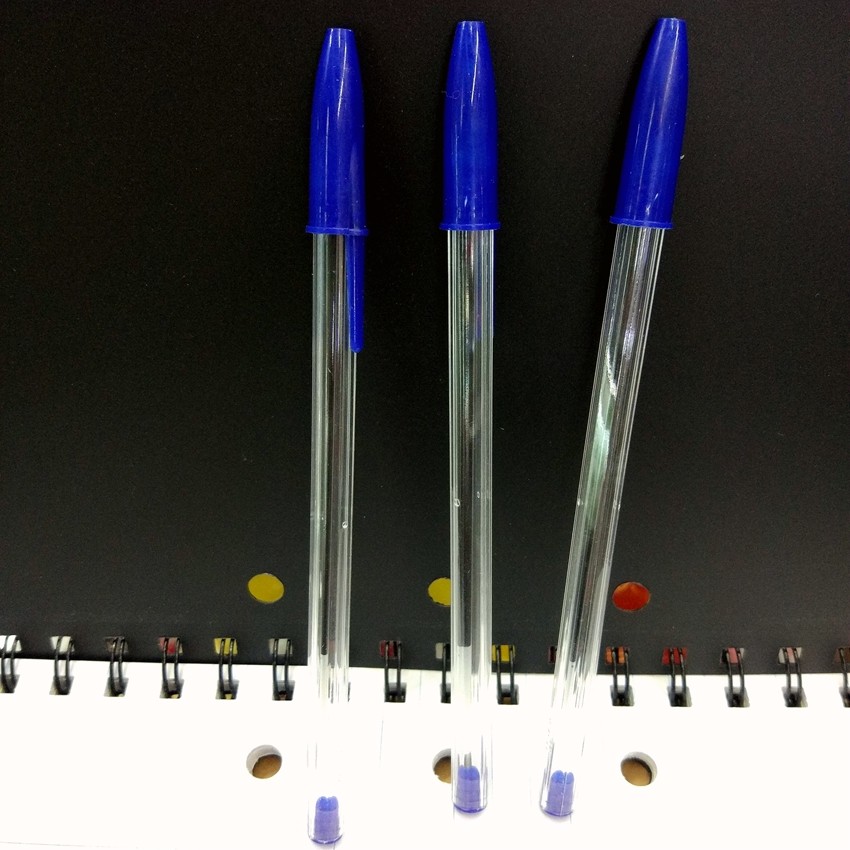 Vp934 Simple Plastic Ballpoint Pen 1.0 Copper Tip Smooth Hexagonal Ballpoint Pen 0.7 Minimalist Style Specification drawing
