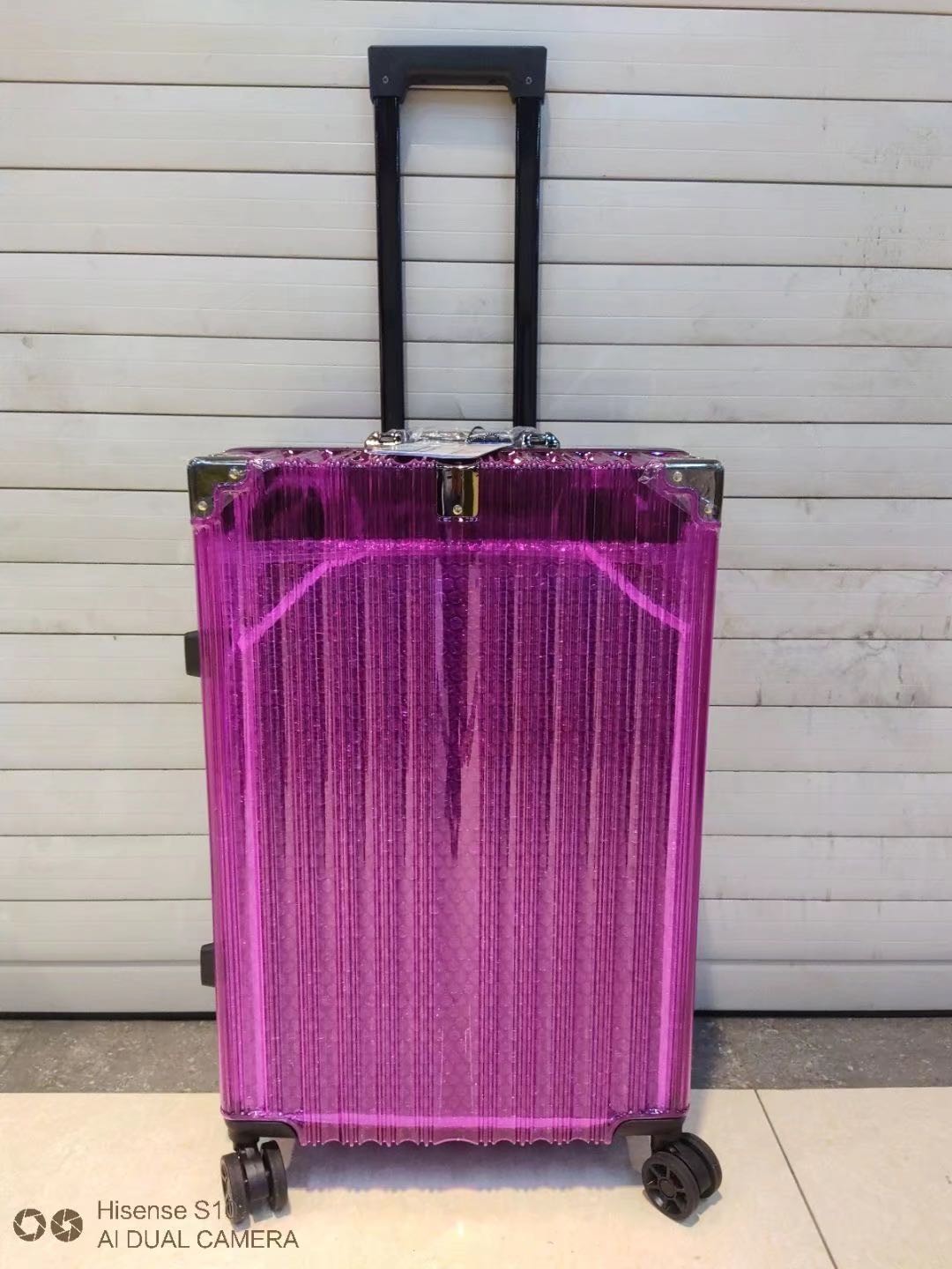 Manufacturers Wholesale Custom Anti-Theft Multi-Functional Transparent Luggage Network Red 20 