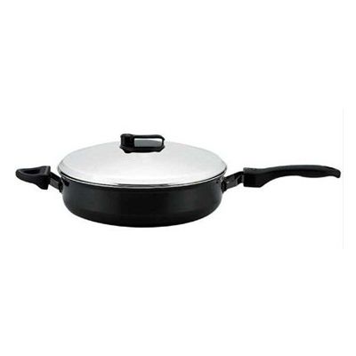 Kitchen code: Korean original imported stainless steel lid hard function frying pan, 24cm