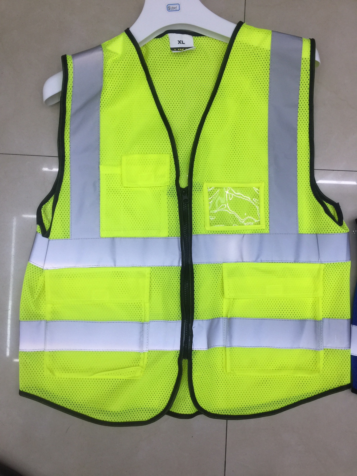反光背心施工程荧光马交通路政安全衣服可印字，101网布面料3色混产品图