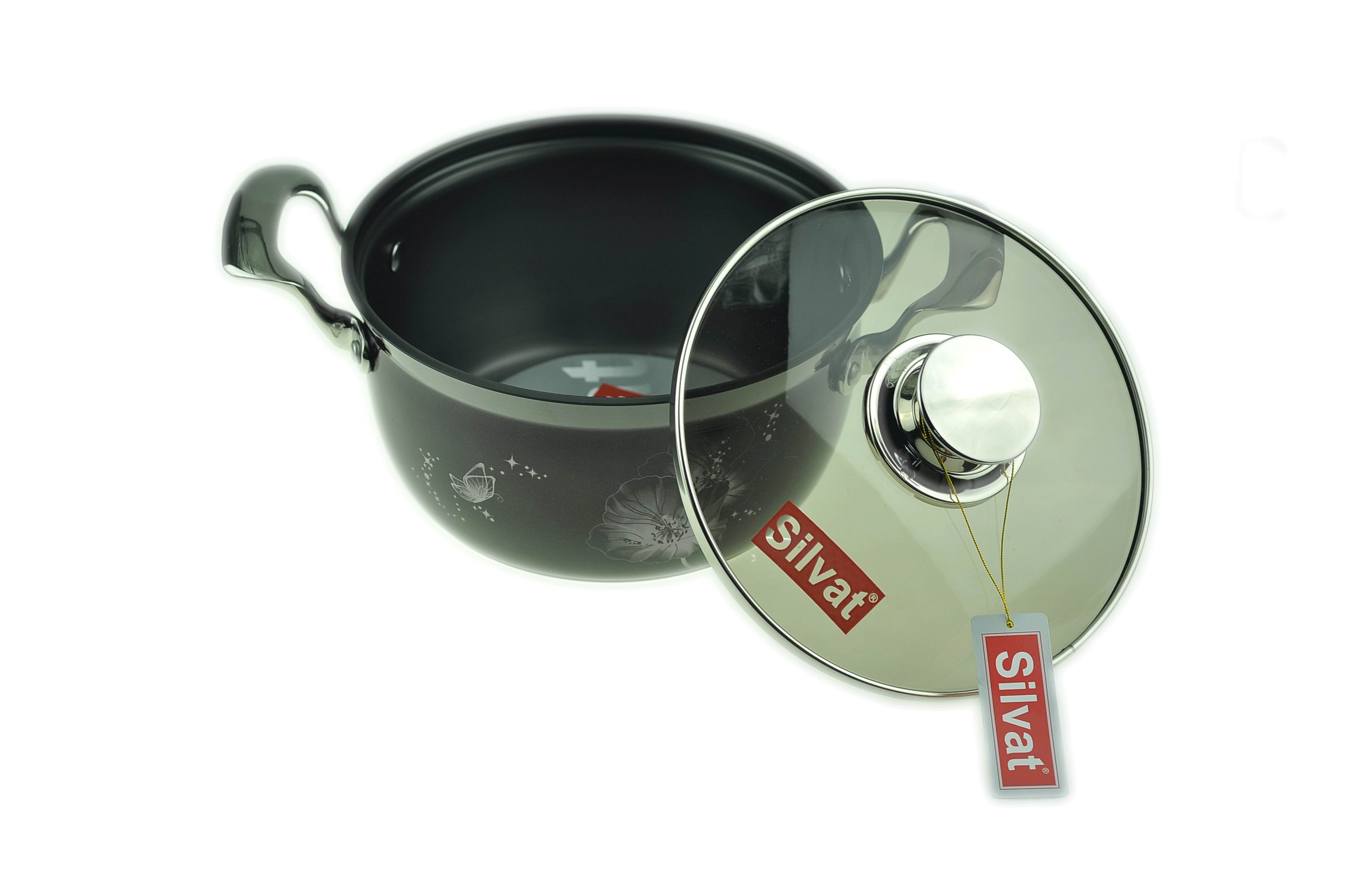 Cocina código corea original importado purple universal alta pureza doble mango olla 20cm details Picture