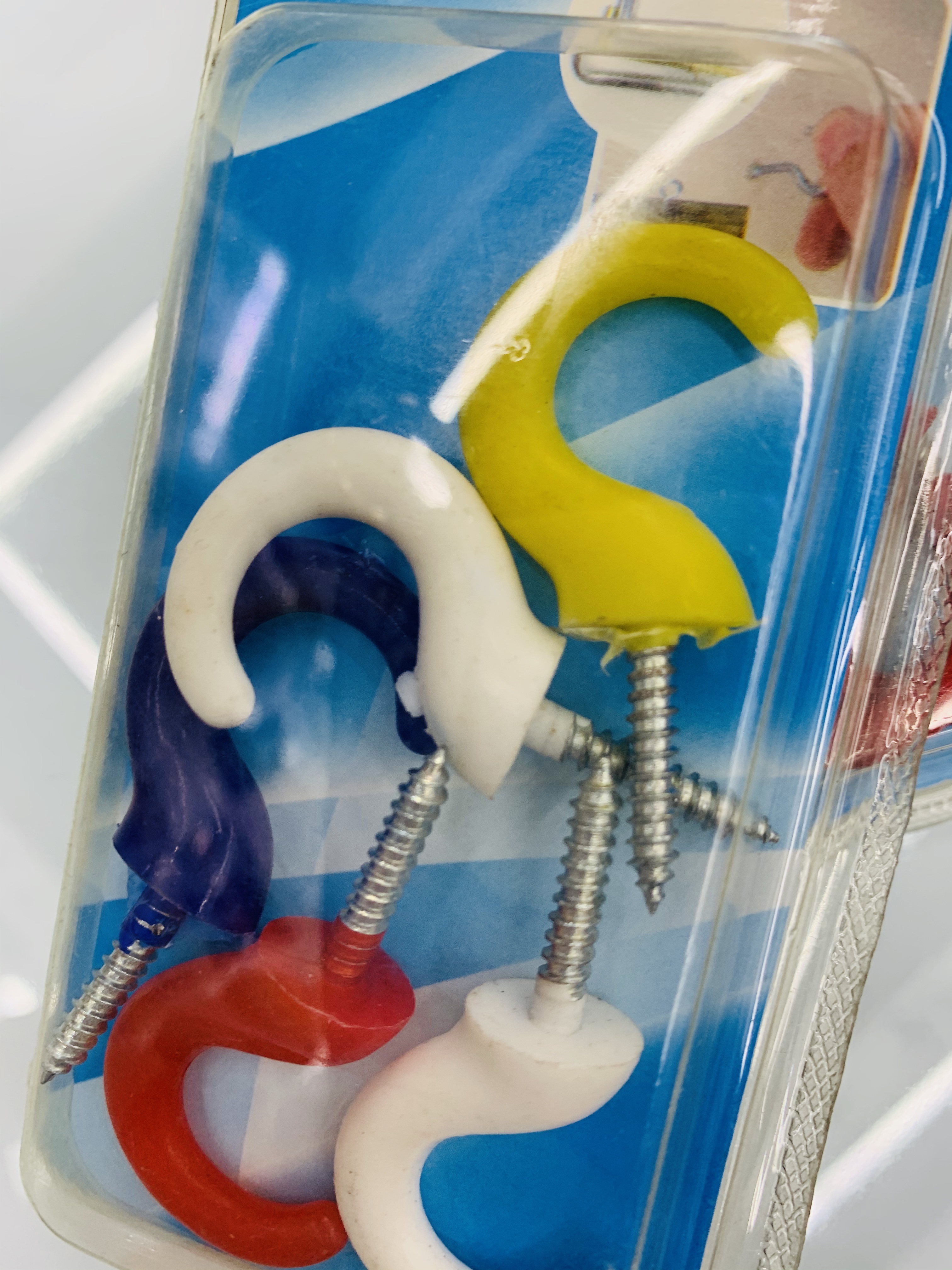 Plastic Coated Cup Hook Lamp Hook Specification drawing