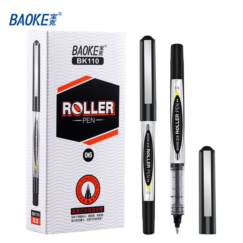 BK110 direct liquid water-based signature pen, student examination pen, office ballpoint pen details Picture