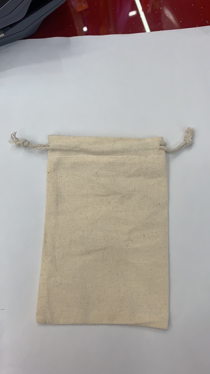 Drawstring bag, cotton bag, jewelry packaging bag