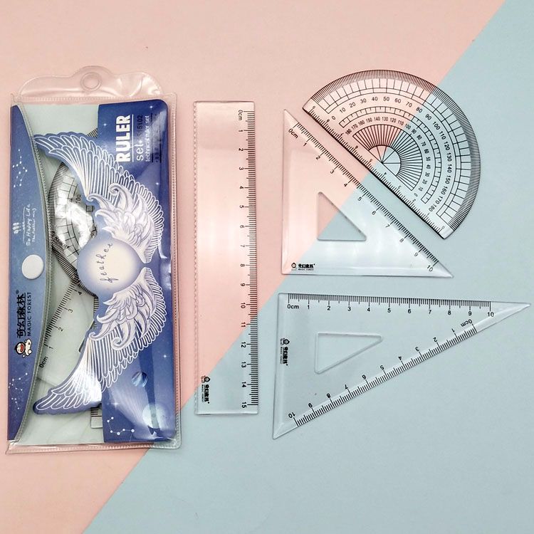 Wholesale Fantasy Forest student universal rulers, plastic injection-molded hard rulers, popular rulers details Picture