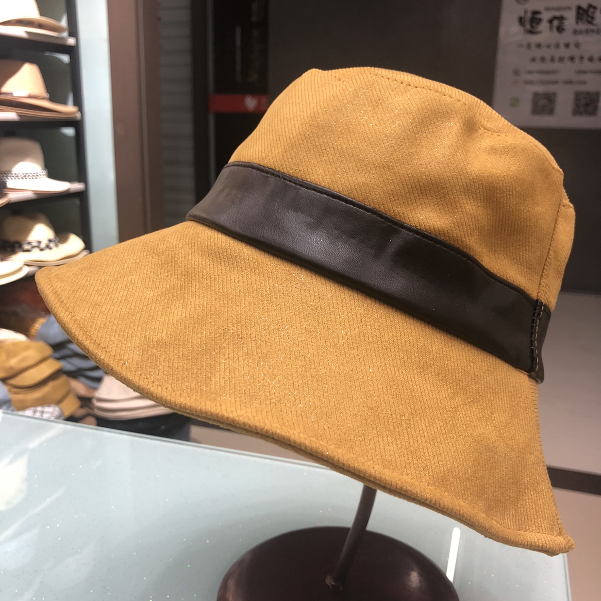 Plain Face Cover Suede Fisherman Hat Female Autumn And Winter Show Face Small Solid Color Bucket Basin Hat Male Trend