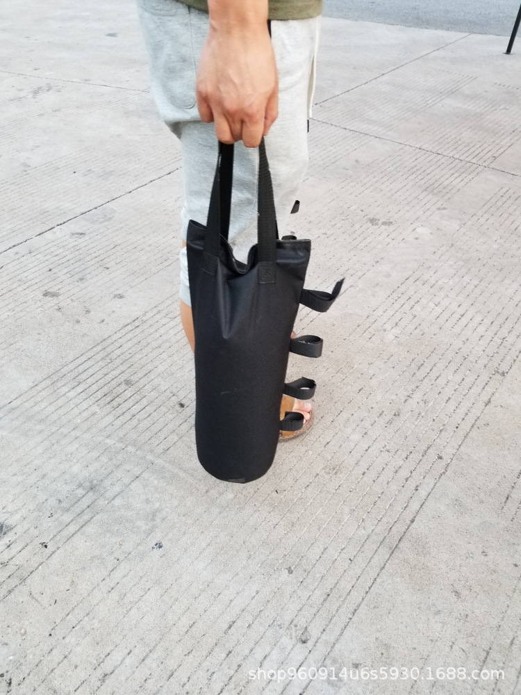 Foreign trade exhibition tent, sandbag, outdoor advertising, folding canopy, windproof sandbag, display shed, support frame fixation detail image 7