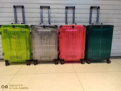 Manufacturers Wholesale Custom Anti-Theft Multi-Functional Transparent Luggage Network Red 20