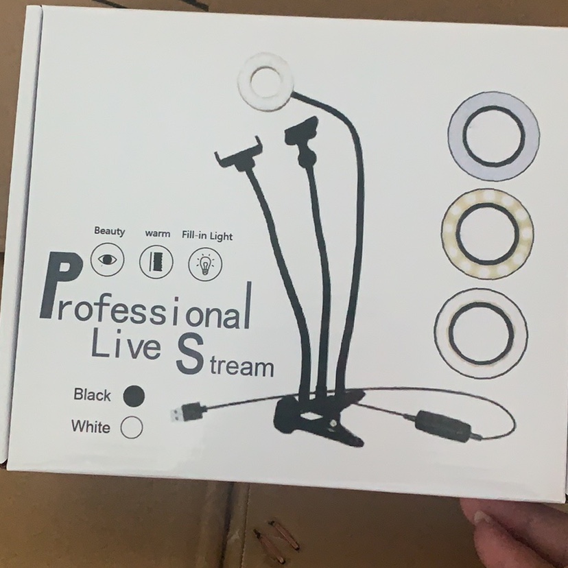 Mobile live streaming stand, lazy person's shooting tripod, 360-degree rotation, special triangular stand for Internet celebrity selfies, voice-shaking magic tool for shooting