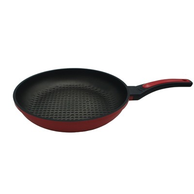 Kitchen Code: Korean Imported Kitchenware 3D Universal Red Diamond Frying Pan 30cm (Lid not included) detail image 1