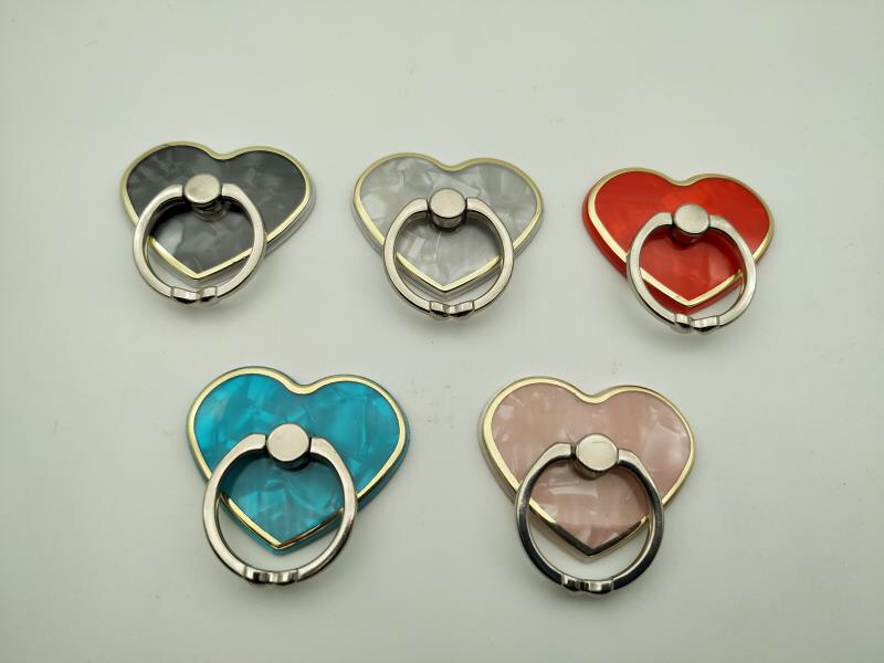 Teléfono móvil ring holder heart ring puede ser personalizado detail image 2