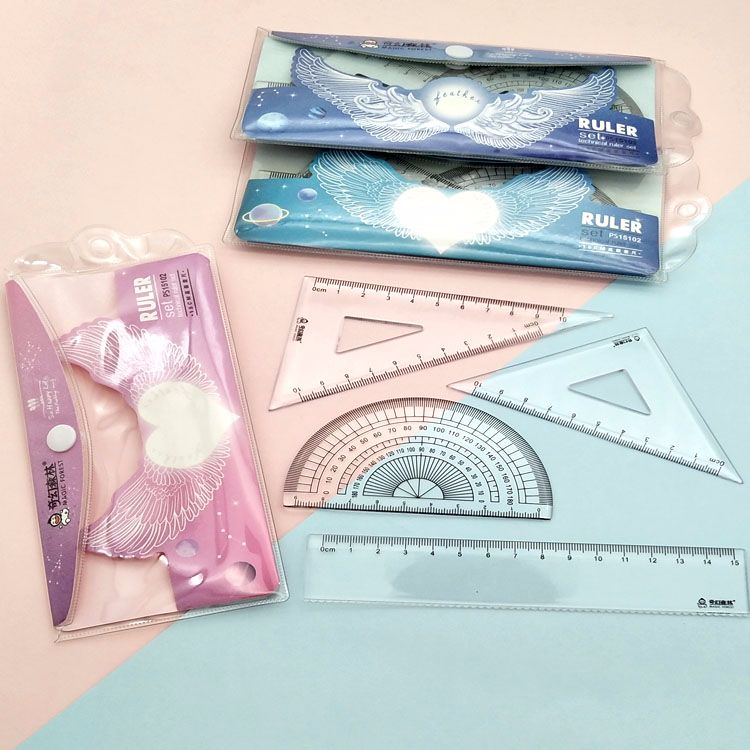 Wholesale Fantasy Forest student universal rulers, plastic injection-molded hard rulers, popular rulers