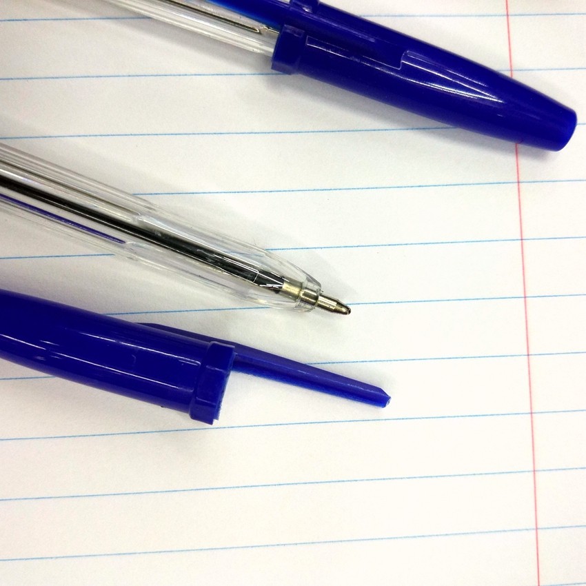 Vp583 Simple Plastic Ballpoint Pen 1.0 Copper Tip Smooth Hexagonal Ballpoint Pen Minimalist Style Specification drawing