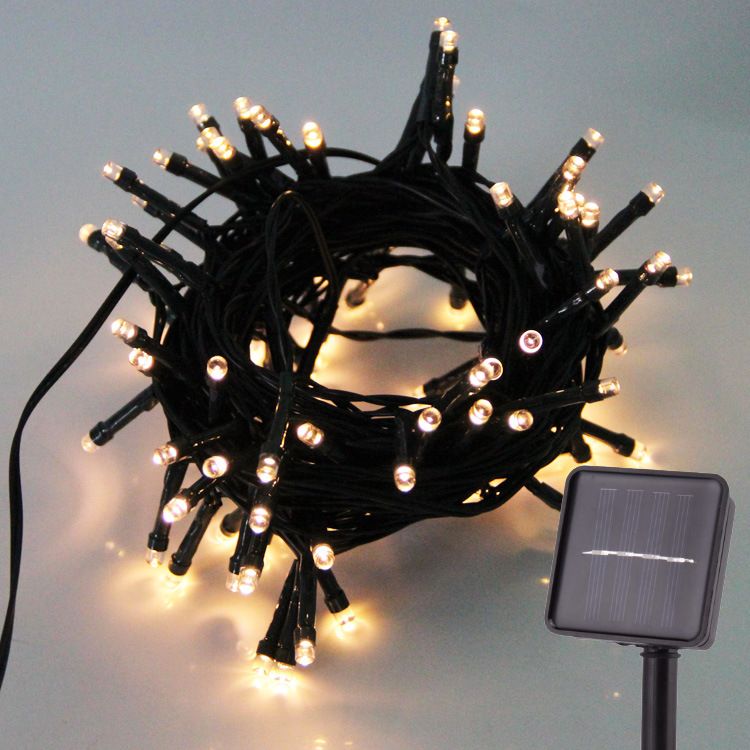Factory direct sales of solar light strings, courtyard decorative paintings, exterior waterproof festival colored lights Specification image