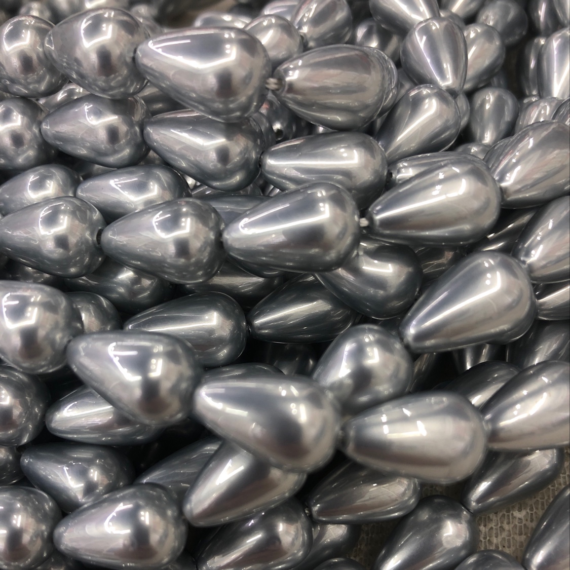 10*15 straight-hole water-drop imitation beaded beads Specification image