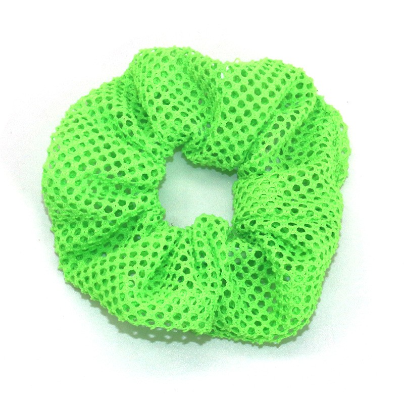 Cross-border exclusive hair accessory wholesale, European and American autumn and winter style hollow hair bands, large intestine bands, solid color knitted woolen large intestine hair bands detail image 4