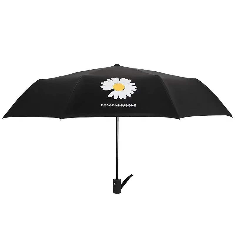 遮阳晴雨伞太阳伞防紫外线折叠雨伞三折自动详情图1