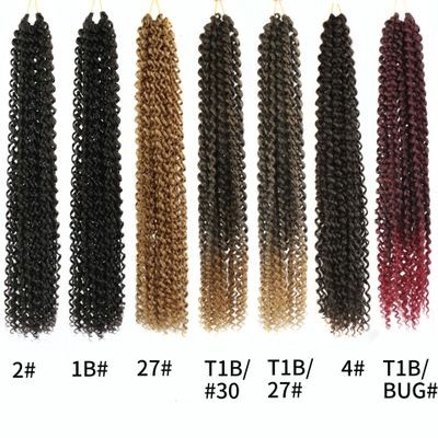 Peluca trenzas africanas fibra química alta temperatura seda trenzas triples detail image 1