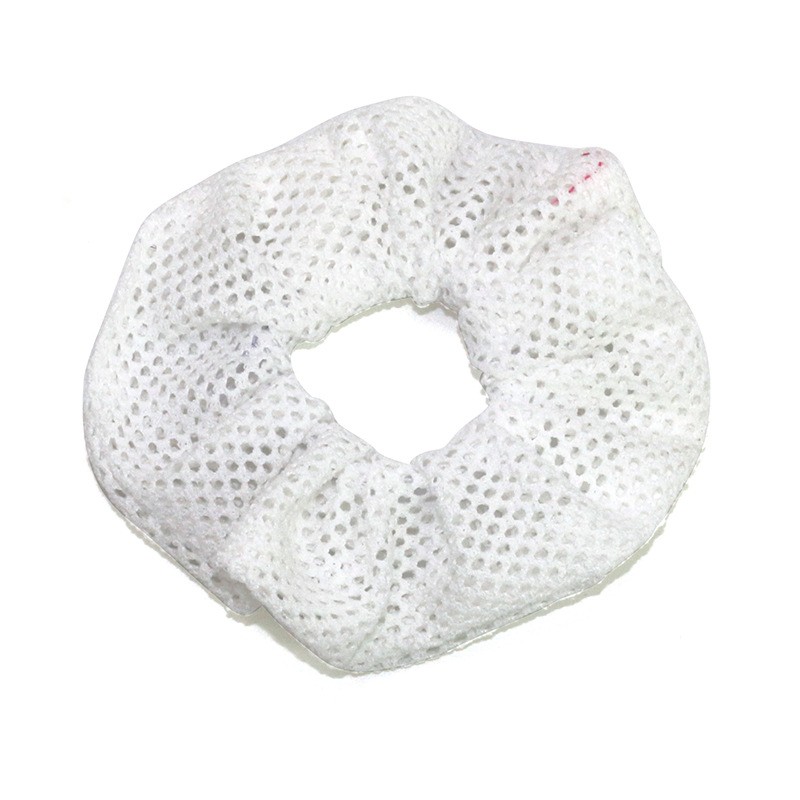 Cross-border exclusive hair accessory wholesale, European and American autumn and winter style hollow hair bands, large intestine bands, solid color knitted woolen large intestine hair bands detail image 7