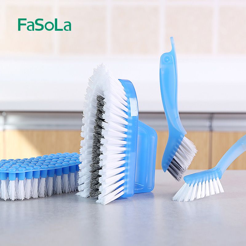 Flexible multi-functional cleaning brush for kitchen cleaning Specification image