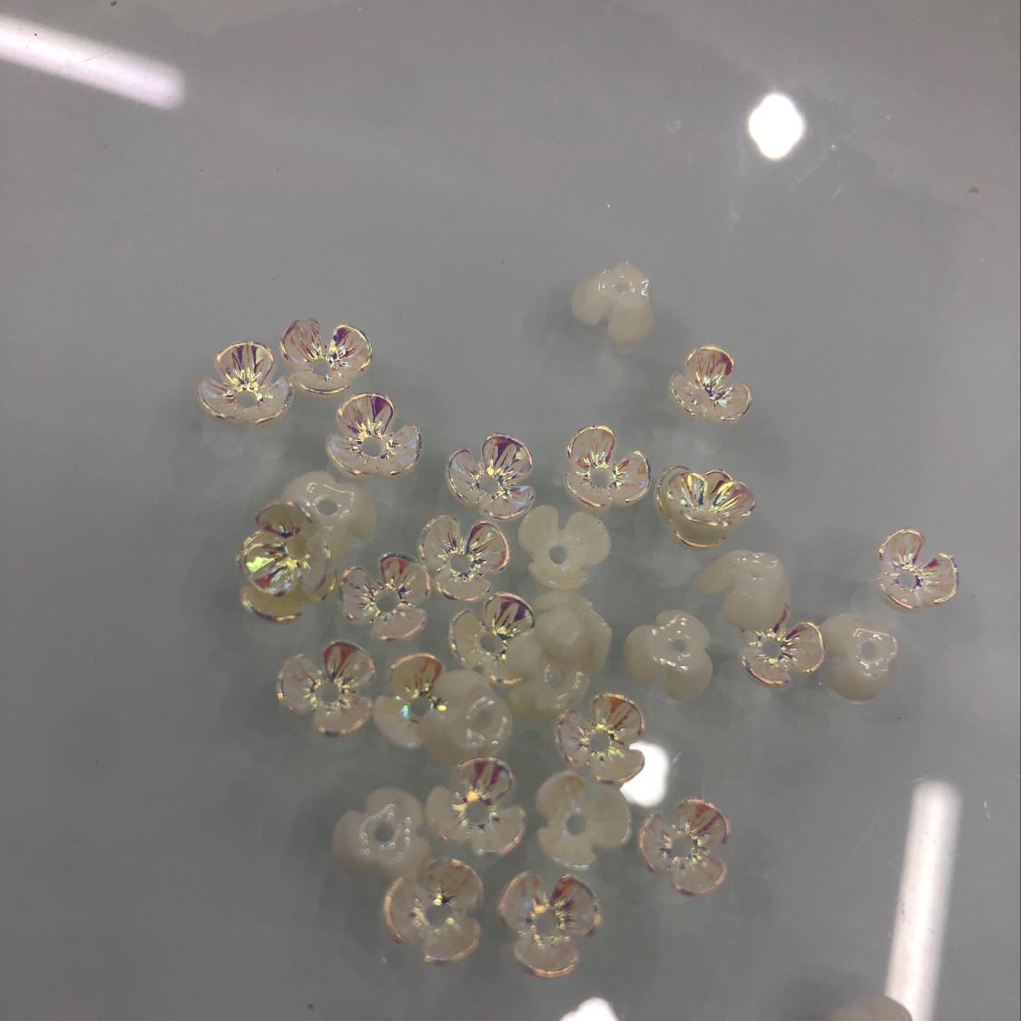 Resin flower