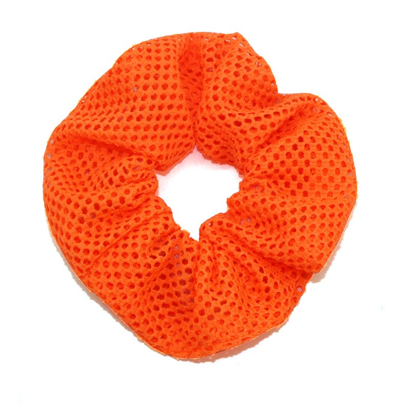 Cross-border exclusive hair accessory wholesale, European and American autumn and winter style hollow hair bands, large intestine bands, solid color knitted woolen large intestine hair bands detail image 3