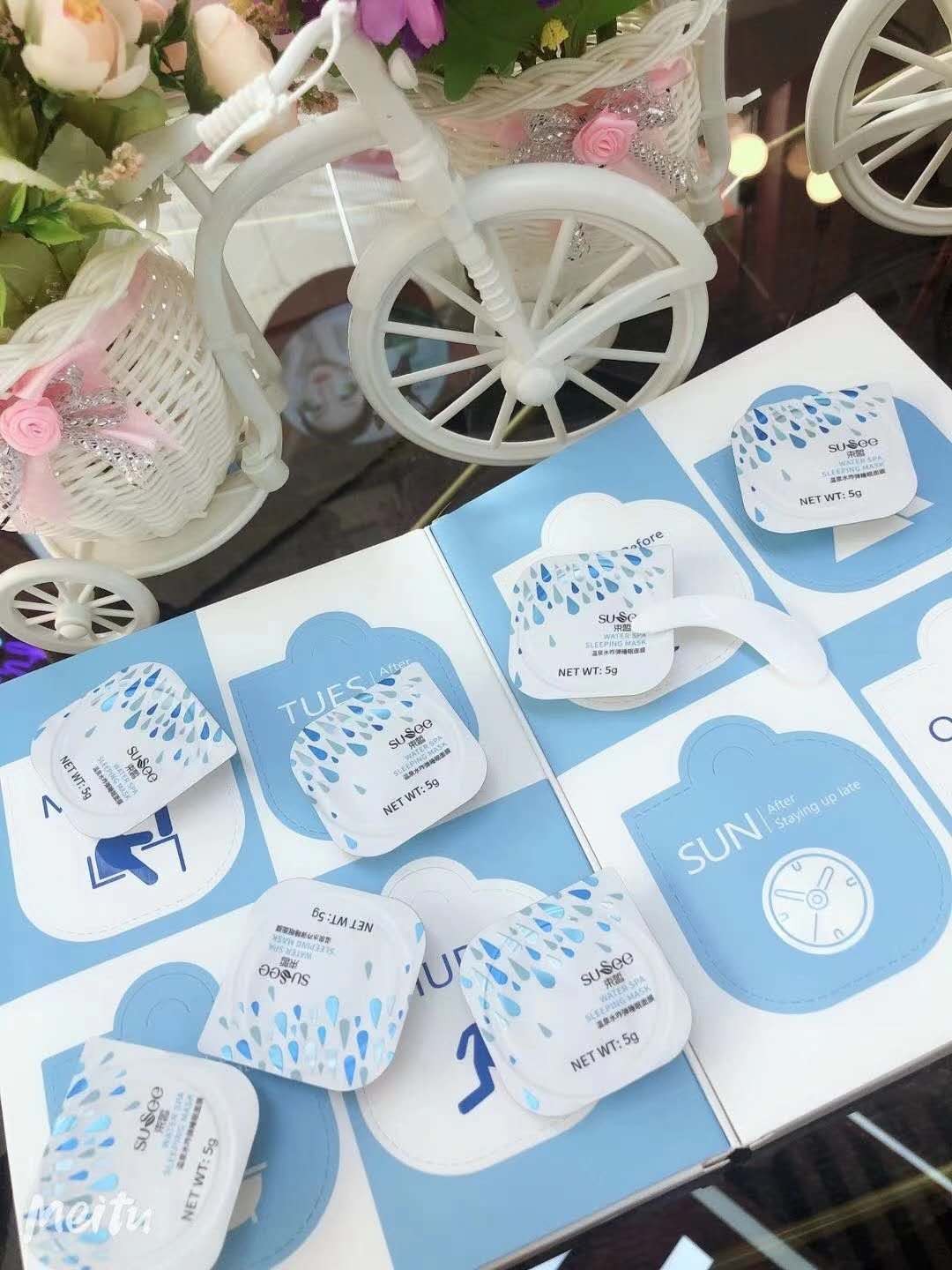 束皙温泉水水咋弹睡眠面膜爽肤水护肤品套装补水保湿化妆品正品 化妆水、爽肤水详情图2