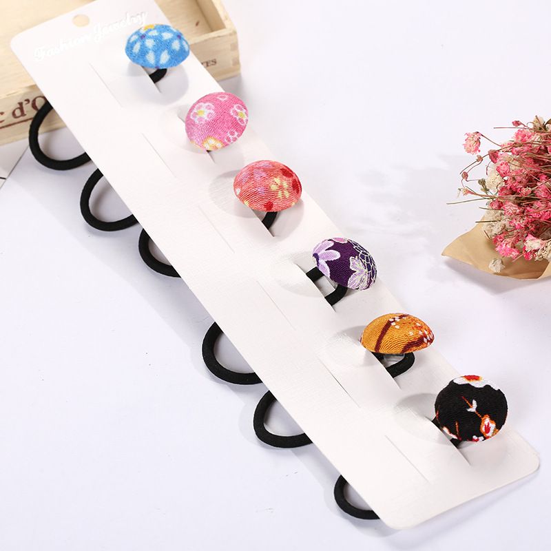 Wholesale of accessories: Japanese fabric, Japanese-style hair accessories, buttons, bouquets, handcrafted hair bands, leather bands, cute headbands, fashionable OL details Picture