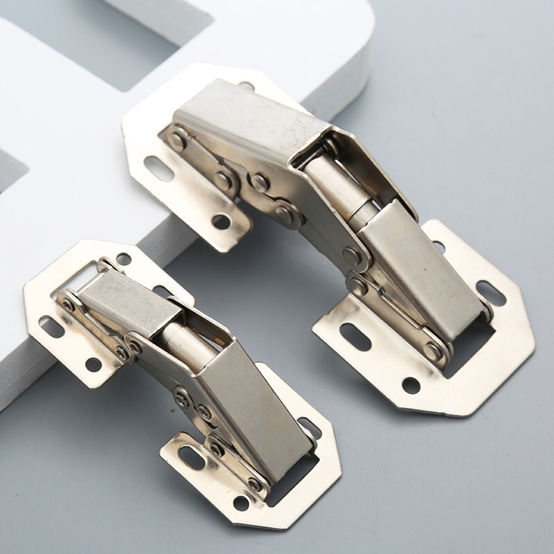 弹子铰链青蛙桥形免开槽铰链合页液压缓冲详情图2